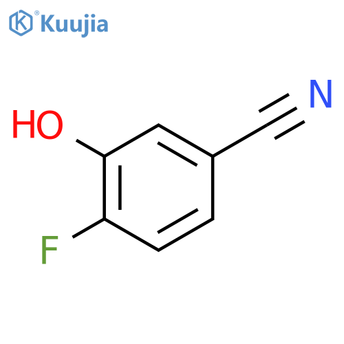 4-Fluoro-3-hydroxybenzonitrile structure