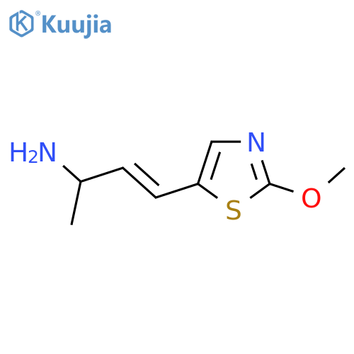 4-(2-Methoxy-1,3-thiazol-5-yl)but-3-en-2-amine structure