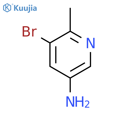 5-bromo-6-methylpyridin-3-amine structure