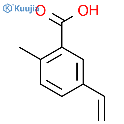5-Ethenyl-2-methylbenzoic acid structure