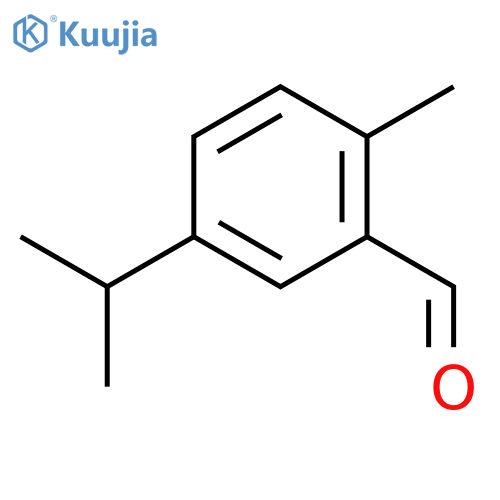 Benzaldehyde,2-methyl-5-(1-methylethyl)- structure