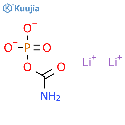 Carbamic acid,monoanhydride with phosphoric acid, dilithium salt (8CI,9CI) structure