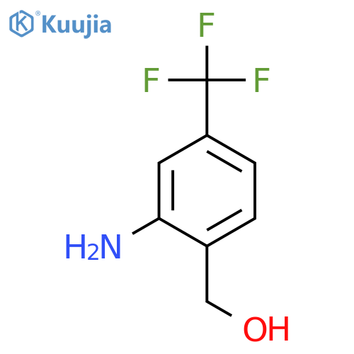 2-Amino-4-(trifluoromethyl)benzenemethanol structure
