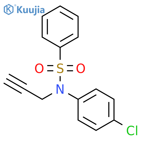BENZENESULFONAMIDE, N-(4-CHLOROPHENYL)-N-2-PROPYNYL- structure