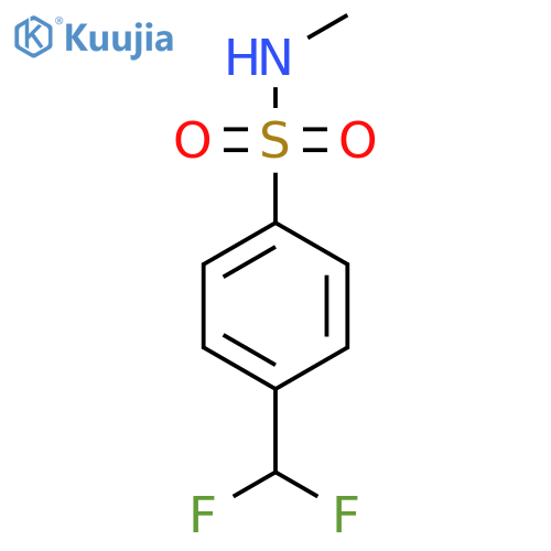 4-(Difluoromethyl)-N-methylbenzene-1-sulfonamide structure