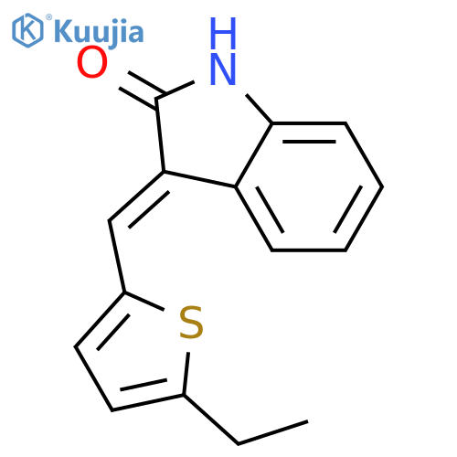 2H-INDOL-2-ONE, 3-[(5-ETHYL-2-THIENYL)METHYLENE]-1,3-DIHYDRO- structure