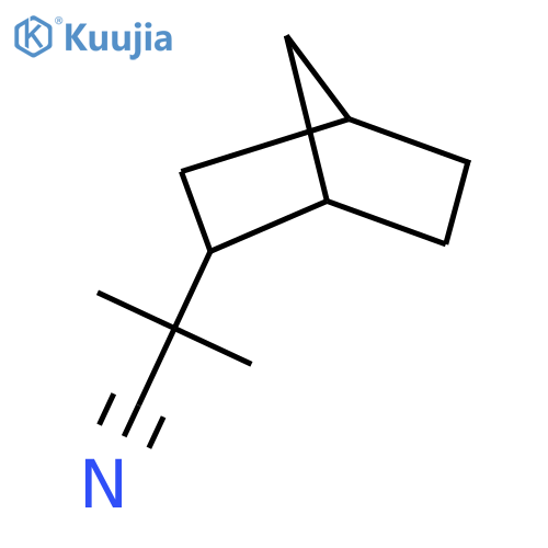 2-{Bicyclo[2.2.1]heptan-2-yl}-2-methylpropanenitrile structure