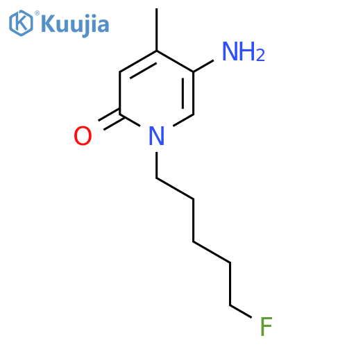 5-Amino-1-(5-fluoropentyl)-4-methyl-1,2-dihydropyridin-2-one structure