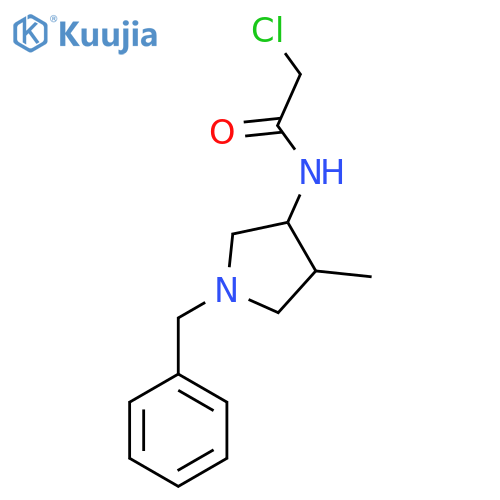 n-(1-Benzyl-4-methylpyrrolidin-3-yl)-2-chloroacetamide structure