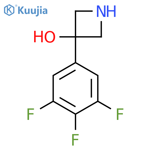 3-(3,4,5-Trifluorophenyl)-3-azetidinol structure