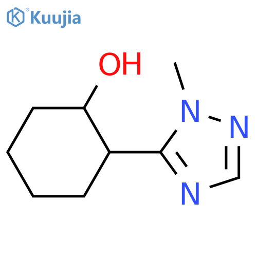 2-(1-Methyl-1H-1,2,4-triazol-5-yl)cyclohexan-1-ol structure