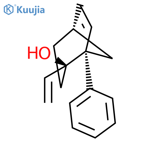 Bicyclo[3.2.1]oct-6-en-2-ol, 2-ethenyl-1-phenyl-, (1R,2S,5S)-rel- structure
