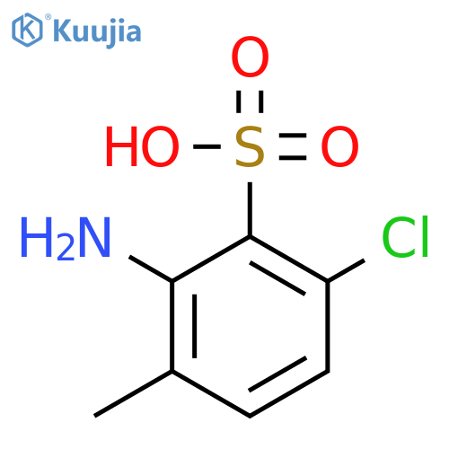 Benzenesulfonic acid, 2-amino-6-chloro-3-methyl- structure