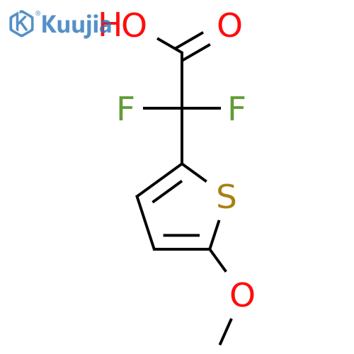 2,2-Difluoro-2-(5-methoxythiophen-2-yl)acetic acid structure