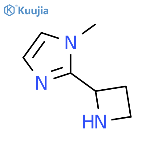 2-(2-Azetidinyl)-1-methyl-1H-imidazole structure