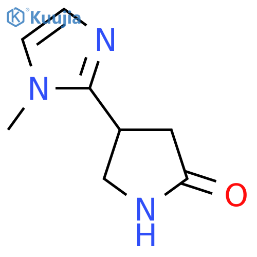 4-(1-Methylimidazol-2-yl)pyrrolidin-2-one structure