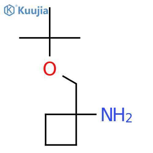 1-[(Tert-butoxy)methyl]cyclobutan-1-amine structure
