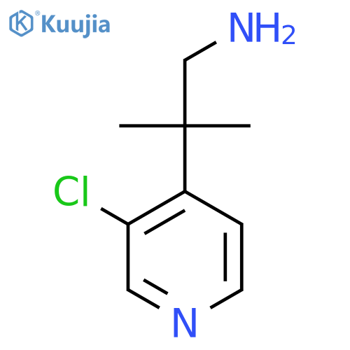 2-(3-Chloropyridin-4-yl)-2-methylpropan-1-amine structure