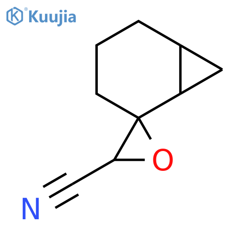 Spiro[bicyclo[4.1.0]heptane-2,2'-oxirane]-3'-carbonitrile structure