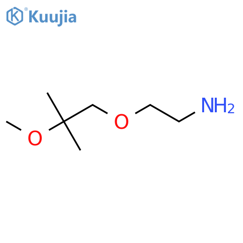 1-(2-Aminoethoxy)-2-methoxy-2-methylpropane structure