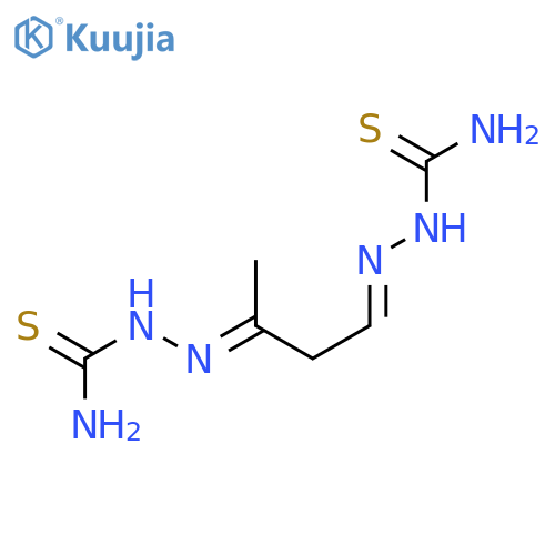 [(e)-[(4e)-4-(carbamothioylhydrazinylidene)butan-2-ylidene]amino]thiourea structure