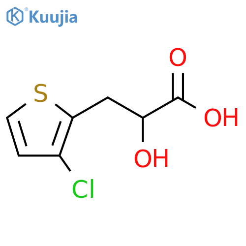 2-Thiophenepropanoic acid, 3-chloro-α-hydroxy- structure