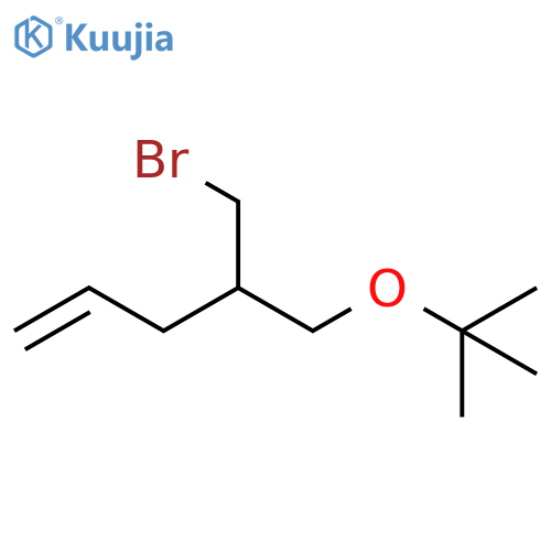 1-Pentene, 5-bromo-4-[(1,1-dimethylethoxy)methyl]- structure