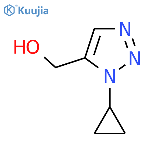 (1-cyclopropyl-1H-1,2,3-triazol-5-yl)methanol structure