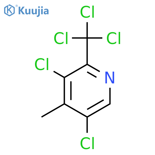 Pyridine, 3,5-dichloro-4-methyl-2-(trichloromethyl)- structure