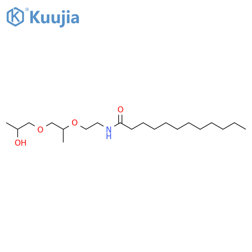 Dodecanamide, N-[2-[2-(2-hydroxypropoxy)-1-methylethoxy]ethyl]- structure