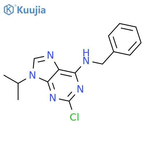 N-Benzyl-2-chloro-9-isopropyl-9H-purin-6-amine structure