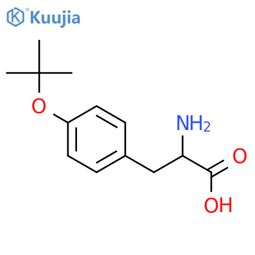 O-Tert-Butyl-D-tyrosine structure
