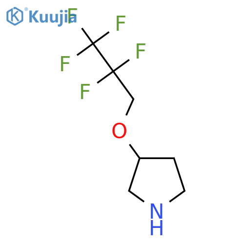3-(2,2,3,3,3-Pentafluoropropoxy)pyrrolidine structure