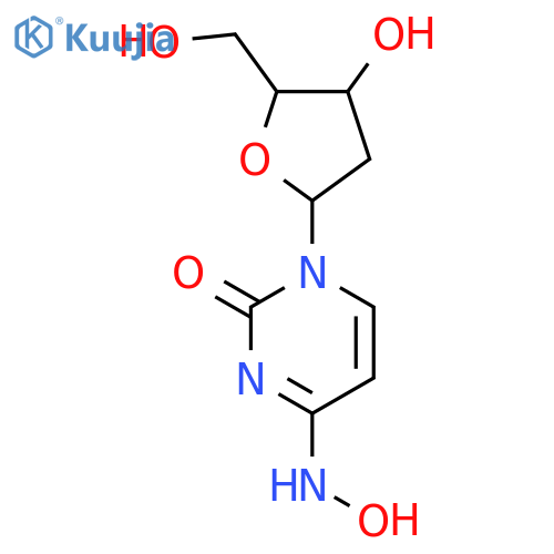 4-(hydroxyamino)-1-[(2r,4s,5r)-4-hydroxy-5-(hydroxymethyl)oxolan-2-yl]pyrimidin-2-one structure