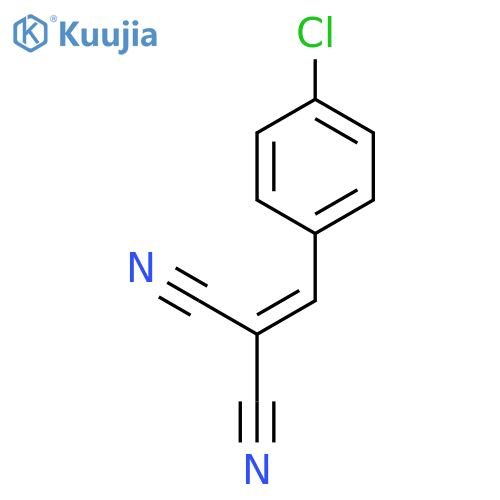 2-[(4-chlorophenyl)methylidene]propanedinitrile structure