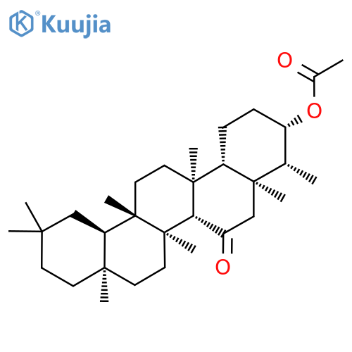 [(3S,4R,4As,6aS,6aS,6bR,8aR,12aR,14aS,14bR)-4,4a,6a,6b,8a,11,11,14a-octamethyl-6-oxo-2,3,4,5,6a,7,8,9,10,12,12a,13,14,14b-tetradecahydro-1H-picen-3-yl] acetate structure
