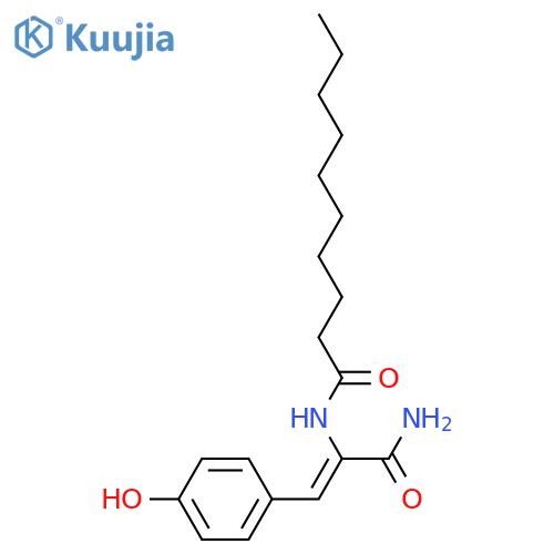 2-Amino-3-(4-hydroxyphenyl)-2-propenoic acid; (Z)-form, Amide, N-decanoyl structure