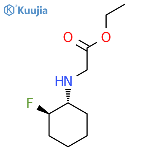 Ethyl 2-{(1R,2R)-2-Fluorocyclohexylamino}acetate structure