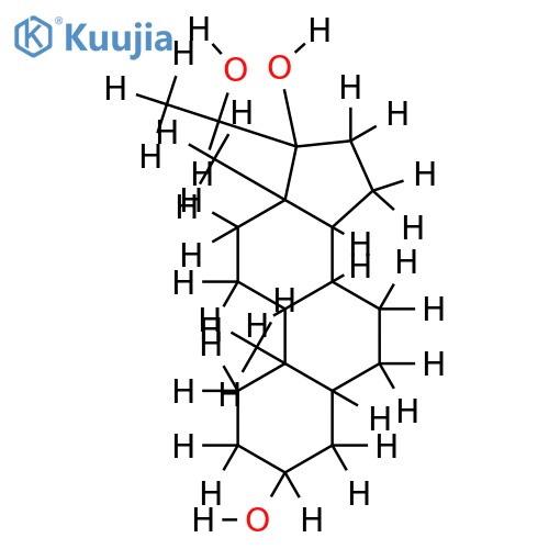 (3?,5?,17?OH,20R)-Pregnane-3,17,20-triol structure