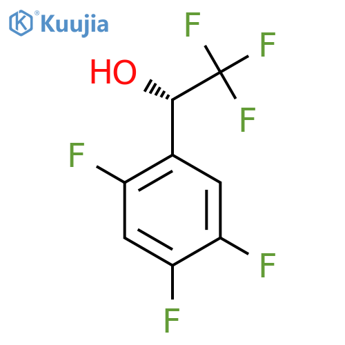(1S)-2,2,2-trifluoro-1-(2,4,5-trifluorophenyl)ethan-1-ol structure