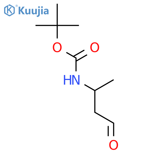 Tert-Butyl (4-oxobutan-2-yl)carbamate structure