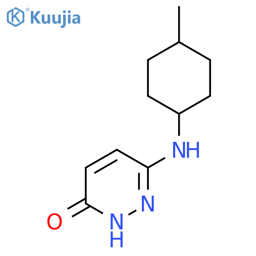 6-(((1r,4r)-4-Methylcyclohexyl)amino)pyridazin-3-ol structure