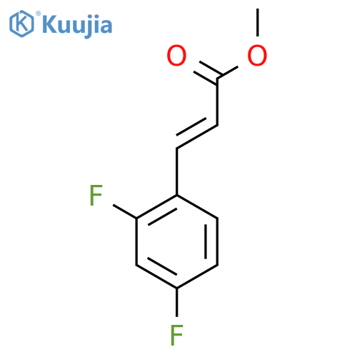 Methyl 3-(2,4-difluorophenyl)acrylate structure