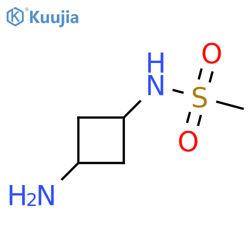 N-(3-aminocyclobutyl)methanesulfonamide structure