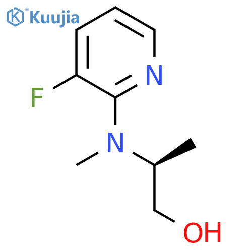 (2S)-2-[(3-fluoropyridin-2-yl)(methyl)amino]propan-1-ol structure