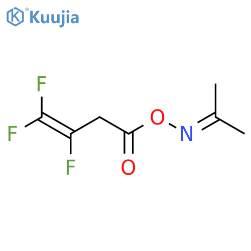 2-Propanone, O-(3,4,4-trifluoro-1-oxo-3-butenyl)oxime structure