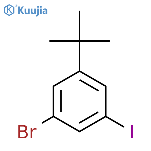 1-bromo-3-tert-butyl-5-iodobenzene structure