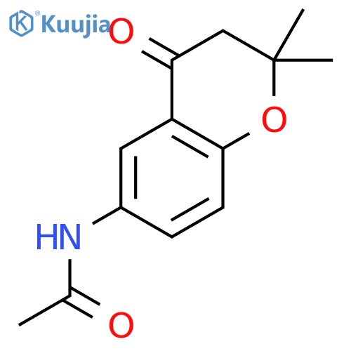 N-(2,2-DIMETHYL-4-OXOCHROMAN-6-YL)ACETAMIDE structure
