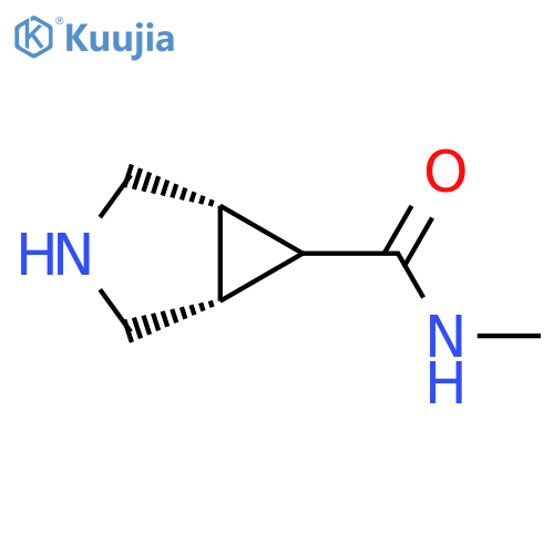 (1R,5S,6R)-N-methyl-3-azabicyclo[3.1.0]hexane-6-carboxamide structure