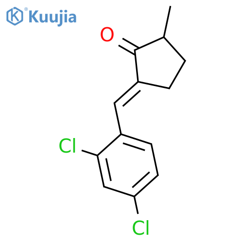 Cyclopentanone, 2-[(2,4-dichlorophenyl)methylene]-5-methyl- structure